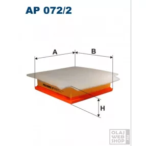 Filtron levegőszűrő AP072/2