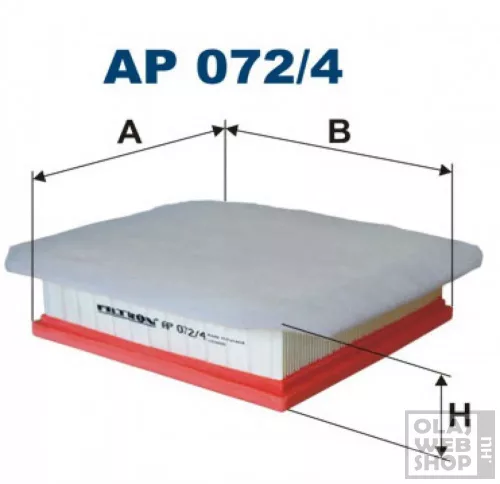 Filtron levegőszűrő AP072/4