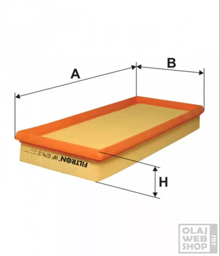 Filtron levegőszűrő AP074/2