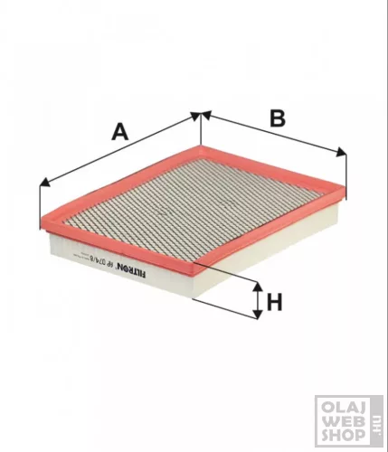 Filtron levegőszűrő AP074/8