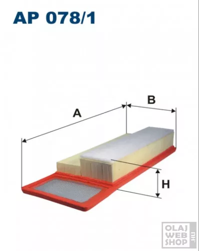 Filtron levegőszűrő AP078/1