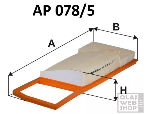 Filtron levegőszűrő AP078/5