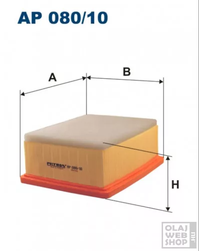 Filtron levegőszűrő AP080/10