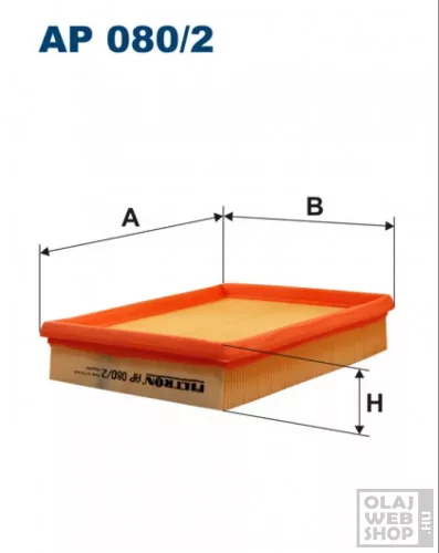 Filtron levegőszűrő AP080/2