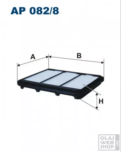 Filtron levegőszűrő AP082/8