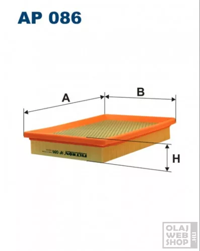 Filtron levegőszűrő AP086