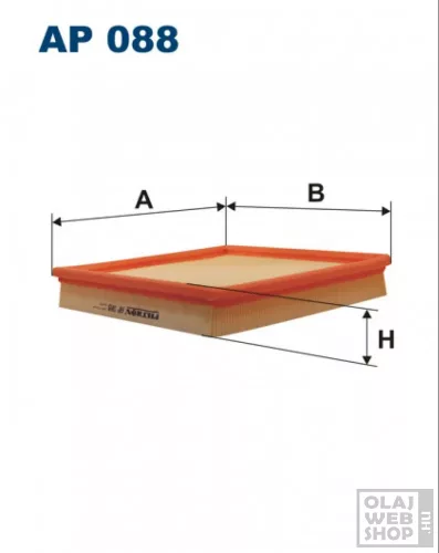 Filtron levegőszűrő AP088