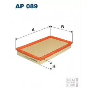 Filtron levegőszűrő AP089