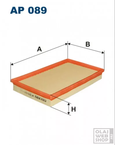 Filtron levegőszűrő AP089