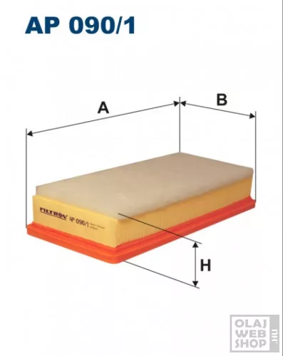 Filtron levegőszűrő AP090/1