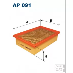 Filtron levegőszűrő AP091