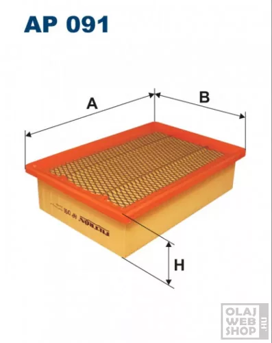 Filtron levegőszűrő AP091