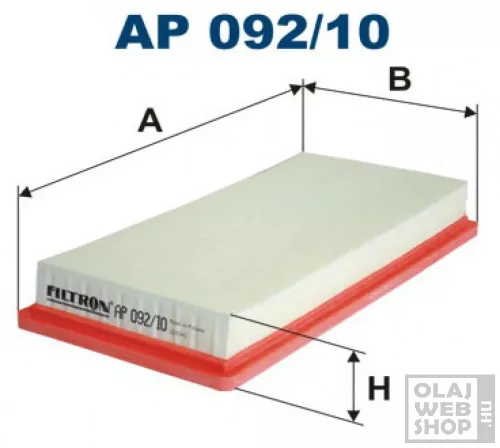 Filtron levegőszűrő AP092/10