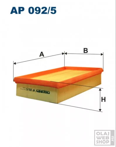 Filtron levegőszűrő AP092/5