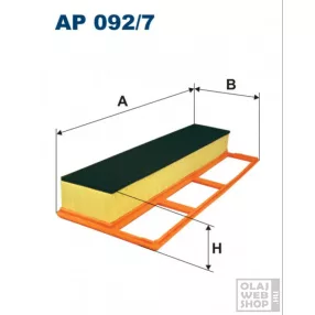 Filtron levegőszűrő AP092/7
