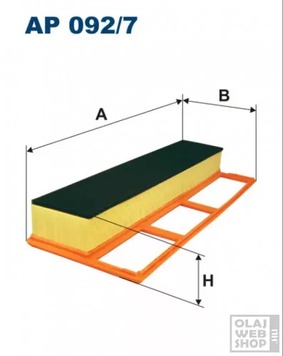 Filtron levegőszűrő AP092/7