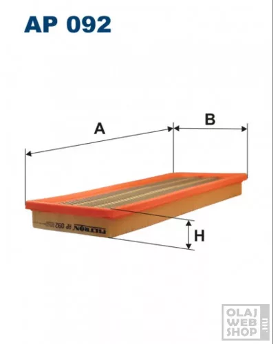 Filtron levegőszűrő AP092