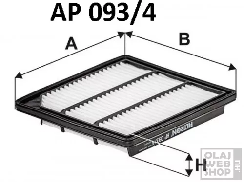 Filtron levegőszűrő AP093/4