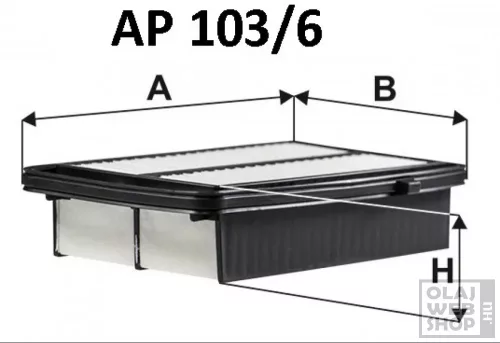 Filtron levegőszűrő AP103/6