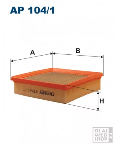 Filtron levegőszűrő AP104/1