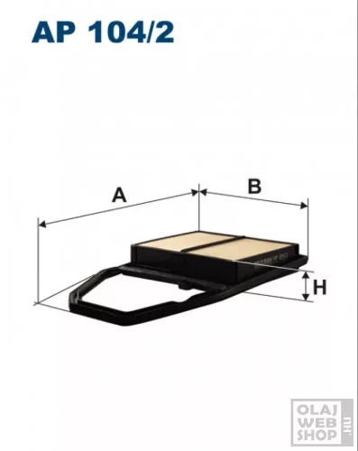Filtron levegőszűrő AP104/2