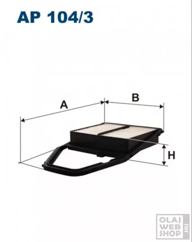 Filtron levegőszűrő AP104/3