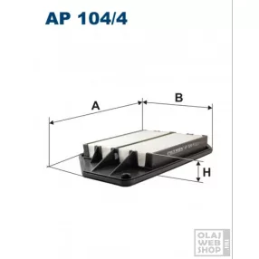 Filtron levegőszűrő AP104/4