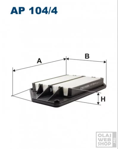 Filtron levegőszűrő AP104/4