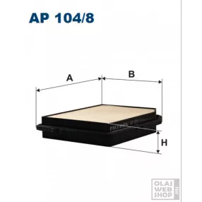 Filtron levegőszűrő AP104/8