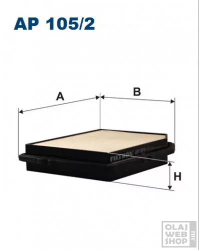 Filtron levegőszűrő AP105/2