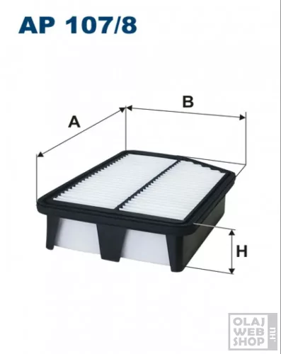 Filtron levegőszűrő AP107/8