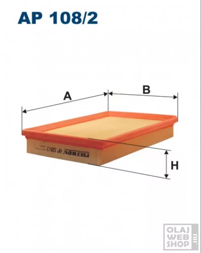 Filtron levegőszűrő AP108/2