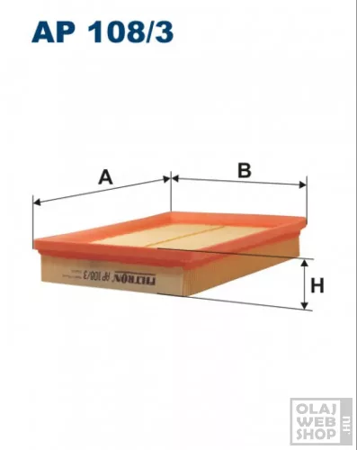 Filtron levegőszűrő AP108/3