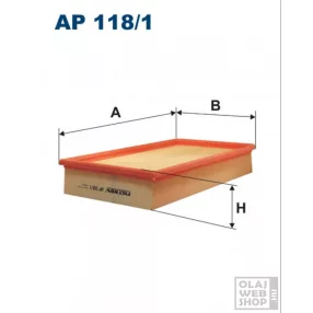 Filtron levegőszűrő AP118/1