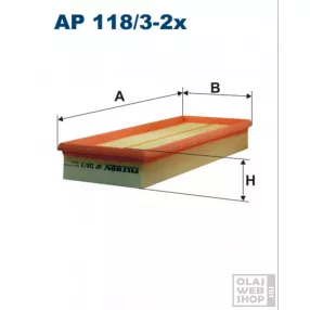 Filtron levegőszűrő AP118/3-2X