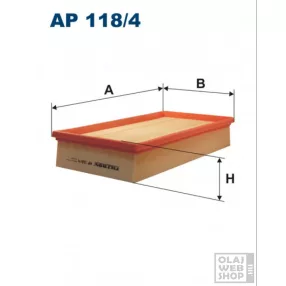 Filtron levegőszűrő AP118/4