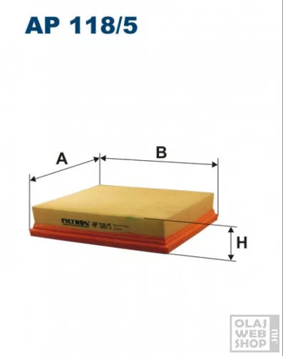 Filtron levegőszűrő AP118/5