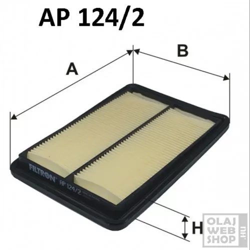Filtron levegőszűrő AP124/2