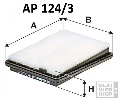 Filtron levegőszűrő AP124/3