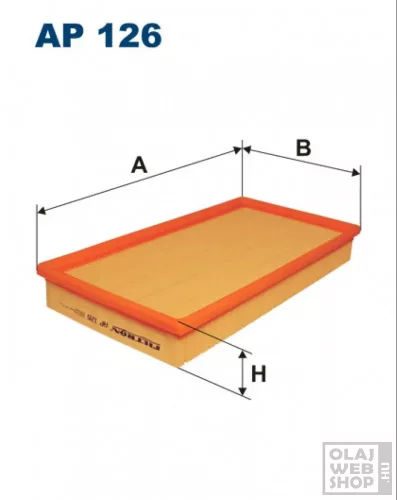Filtron levegőszűrő AP126