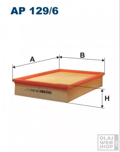 Filtron levegőszűrő AP129/6