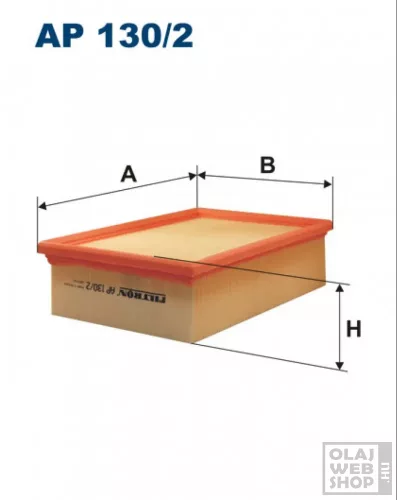 Filtron levegőszűrő AP130/2