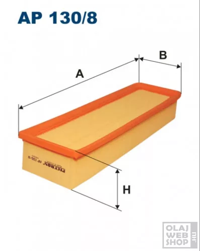 Filtron levegőszűrő AP130/8