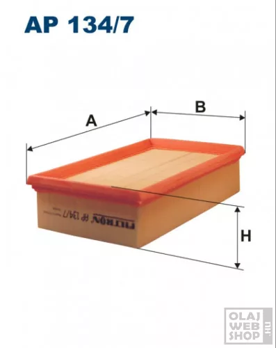 Filtron levegőszűrő AP134/7