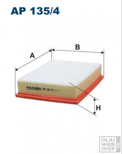 Filtron levegőszűrő AP135/4