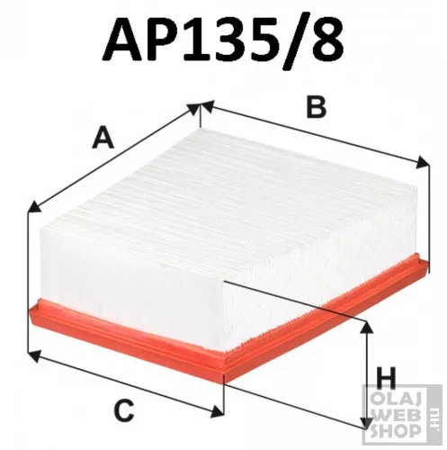 Filtron levegőszűrő AP135/8