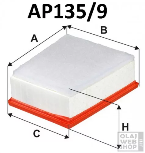 Filtron levegőszűrő AP135/9