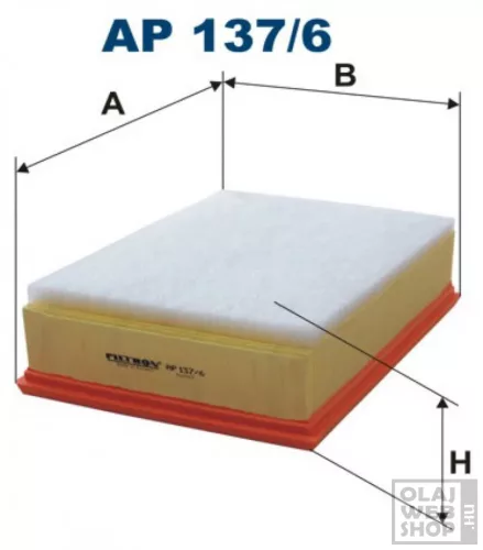 Filtron levegőszűrő AP137/6