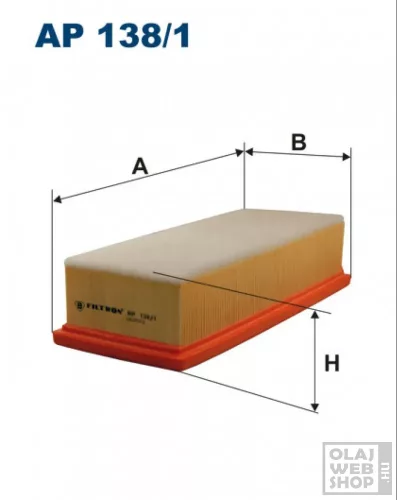 Filtron levegőszűrő AP138/1