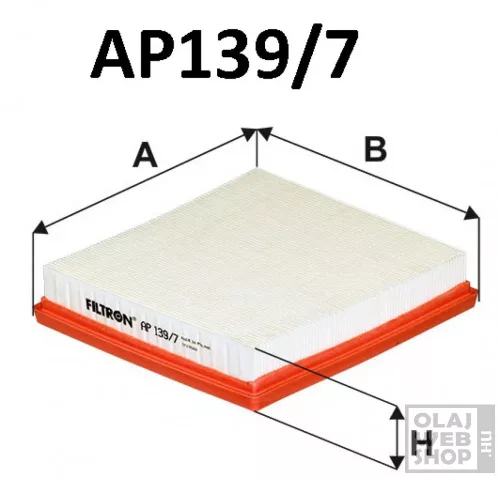 Filtron levegőszűrő AP139/7